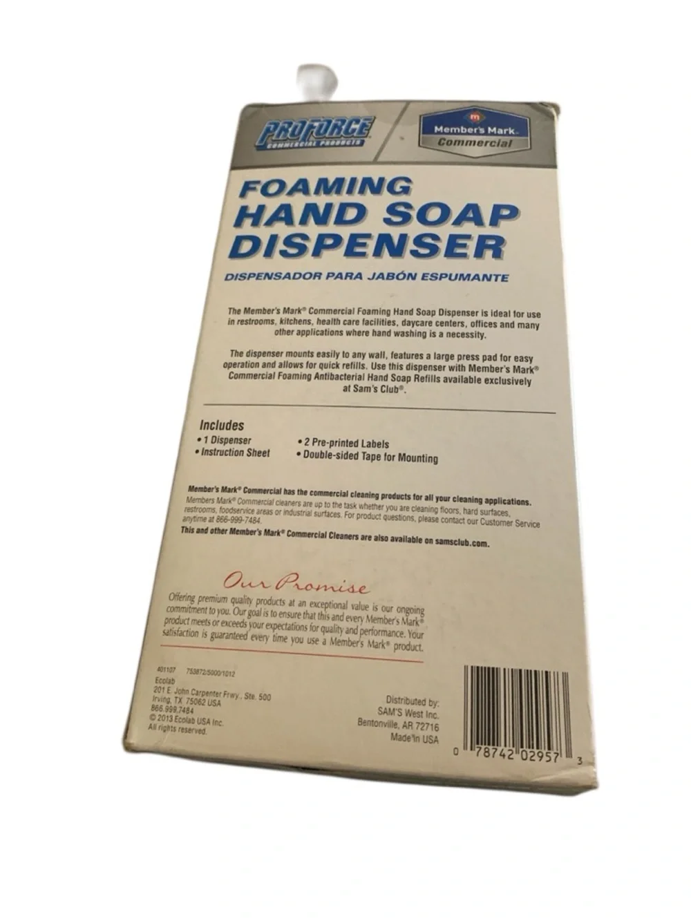 Member's Mark‎ Commercial Foaming Hand Soap Dispenser ProForce